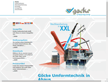 Tablet Screenshot of goecke.com